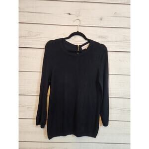 Philosophy Republic Clothing Black Stretch Long Sleeve Pullover‎ Sweater Size M